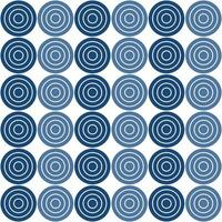 Navy blue circle pattern. Circle vector seamless pattern. Decorative element, wrapping paper, wall tiles, floor tiles, bathroom tiles.