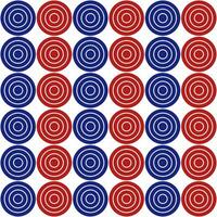 4th of July circle pattern. Circle vector seamless pattern. Decorative element, wrapping paper, wall tiles, floor tiles, bathroom tiles.