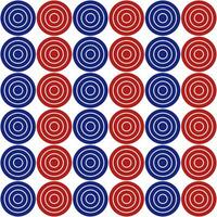 4th of July circle pattern. Circle vector seamless pattern. Decorative element, wrapping paper, wall tiles, floor tiles, bathroom tiles.