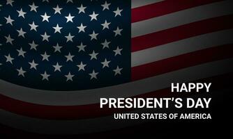 President's Day Background Design. vector