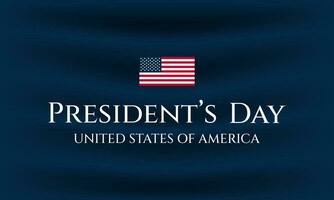 President's Day Background Design. vector