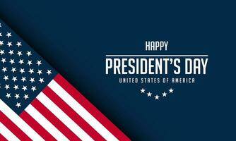 President's Day Background Design. vector