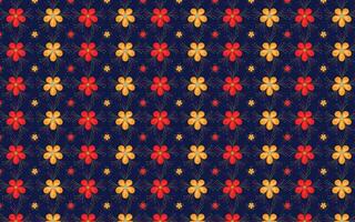 Wild floral pattern and bakground design vector