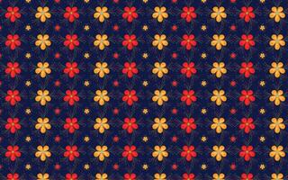 Wild floral pattern and bakground design vector