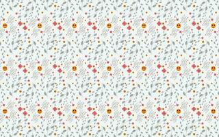 Wildflower pattern transparent background vector design