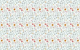 Wildflower pattern transparent background vector design