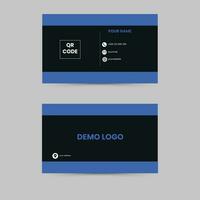 Luxury, Modern and Elegant Creative and professional business card design, Clean visiting card, Contact card and name card design template vector