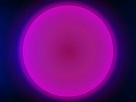 pink button mockup design on black and blue color, a purple circle with a bright light in the center on dark blue background, vector