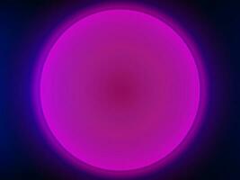 pink button mockup design on black and blue color, a purple circle with a bright light in the center on dark blue background, vector