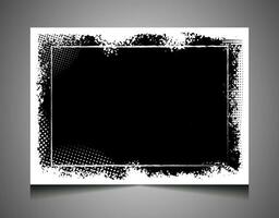 abstract vintage black and white photo frame with a grunge texture, background frame black frame vintage frame grunge picture frame vector frame