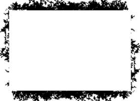 a black and white square frame with grunge effect, vintage frame grunge picture frame vector frame framework poster template rectangular round frame