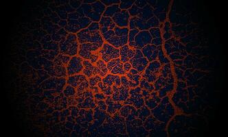 a dark blue and red background with cracks lava texture neurons artery for wallpaper,  abstract background with glowing lines, vector