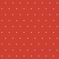 Vector polka dots pattern with hearts