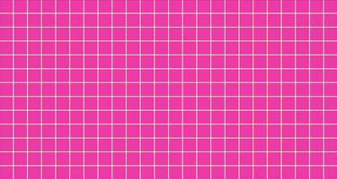 a pink grid background with squares vector