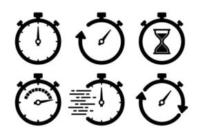 countdown and speed timer tools vector