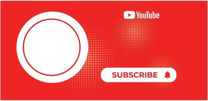 Youtube Geometric Modern Cover. Social Media Profile Header Banner. Banner download, thumbnail, marker, template, kit, branding, thumbnail. vector