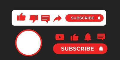 Youtube Channel Cover Wireframe. Youtube Banner For Design Your Channel. Youtube Channel Name Lower Third vector