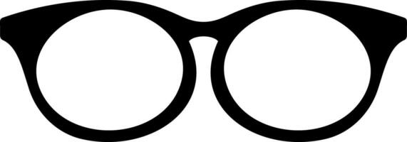 Glasses icon Stencil vector illustration