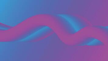 abstract background with purple and blue wave on gradient color vector