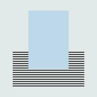 Geometric abstract background with stripes and squares. Vector illustration.