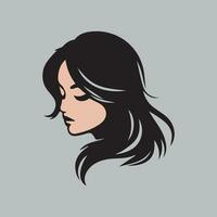 woman face design, vector illustration graphic on white background