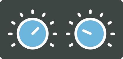 Control Knobs icon vector image.