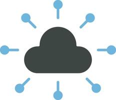 Cloud Network icon vector image.