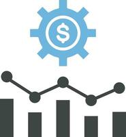 Cost Management icon vector image.