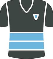 fútbol americano camisa icono vector imagen.