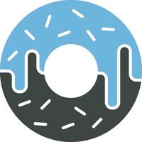 Doughnut sprinkled icon vector image.