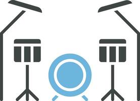 Drums icon vector image.