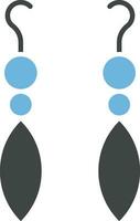 Earrings icon vector image.