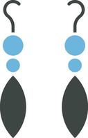 Earrings icon vector image.