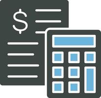 Calculations icon vector image.