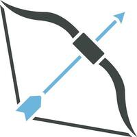 Bow And Arrow icon vector image.