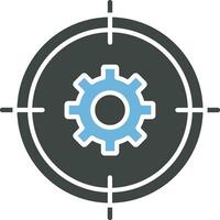 Goals Management icon vector image.