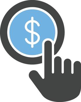 Pay per Click icon vector image.