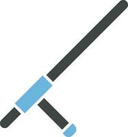 tonfa icono vector imagen.