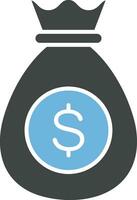 Money Bag icon vector image.