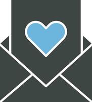 Love Letter icon vector image.