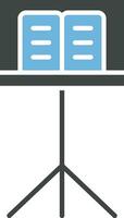 Music Stand icon vector image.