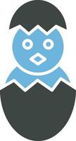 Hatched Egg icon vector image.