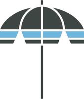 Parasol icon vector image.