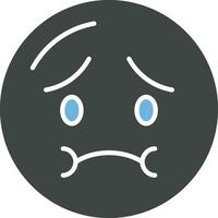 Nauseated Face icon vector image.