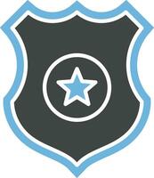 Police Badge icon vector image.
