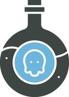 Poison icon vector image.