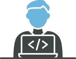 Programmer icon vector image.