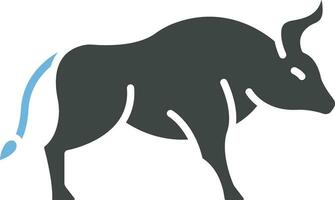 Buffalo icon vector image.
