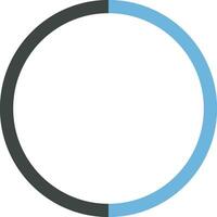 Circle icon vector image.