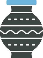 Amphora icon vector image.